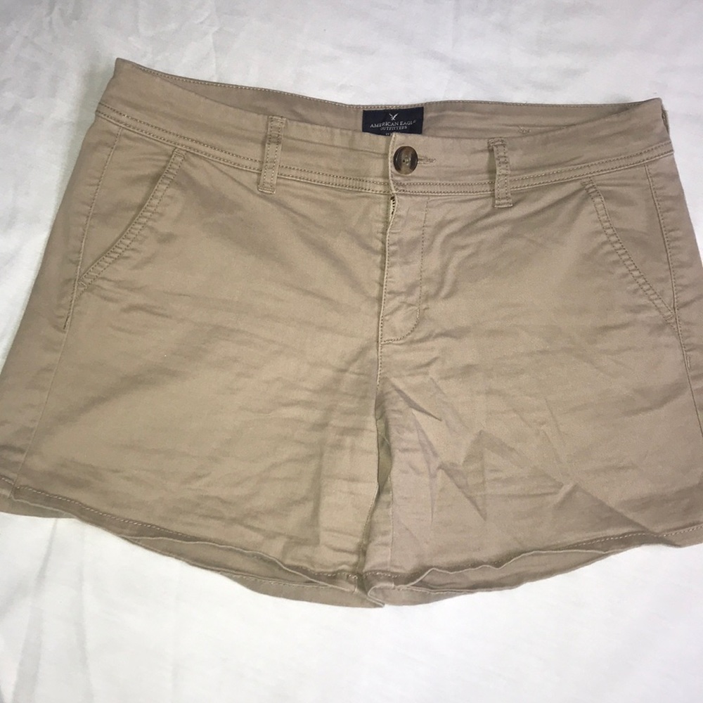 Tan American Eagle Shorts